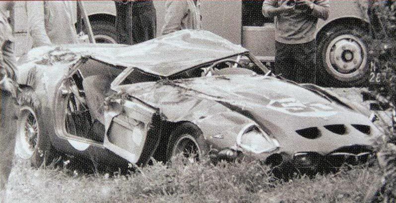 Accident Ferrari Gto