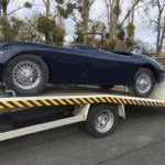 Voiture Ancienne Vendre Jaguar Xk150 Roadster Blue 62