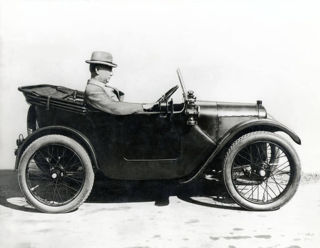 Herbert Austin Driving And Austin Seven